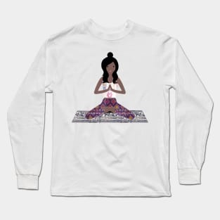 Yoga woman Long Sleeve T-Shirt